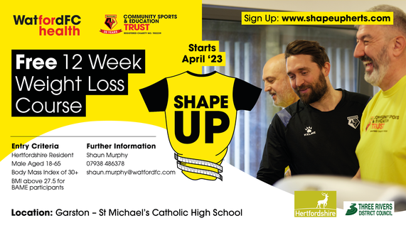 What Events are on in Watford and nearby 2023 shape up