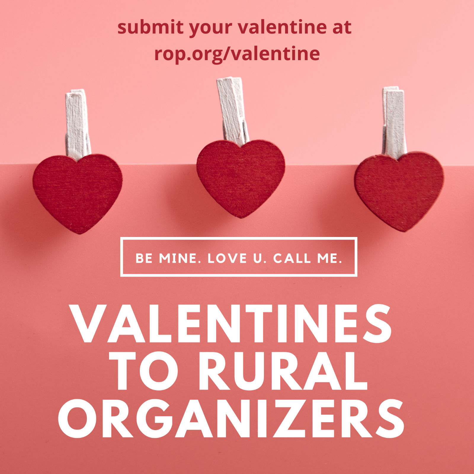 أرسل عيد الحب الخاص بك على rop.org/valentine.