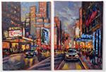 Dusk on 7th Avenue - Posted on Thursday, December 4, 2014 by Jeanne Bruneau