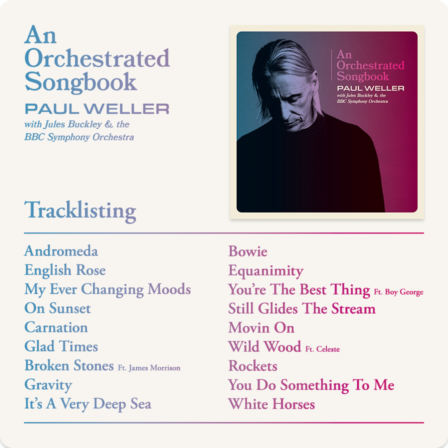 paul weller orchestrated songbook vinyl