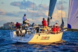J/122 sailing Miami Nassau Cup Race
