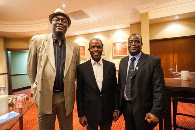 With Ayo Akinfe Editor NigeriaWatch Newspaper and Ade Aminu Mayor of L...