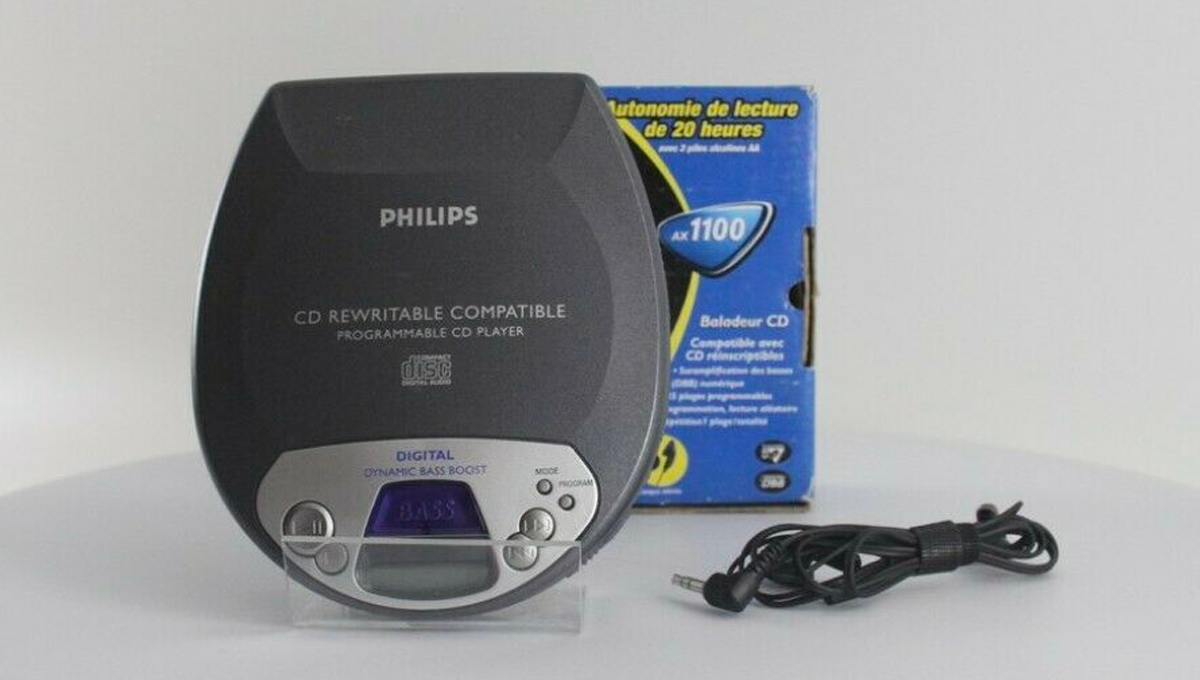 Philips cd rewritable portable player