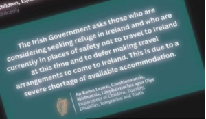Ireland: Open borders leaders now begging migrants to stay away