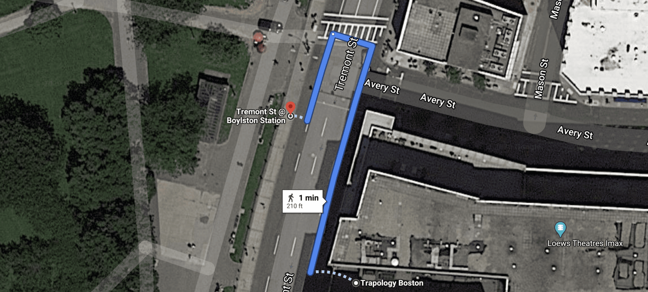 Directions to Trapology Boston