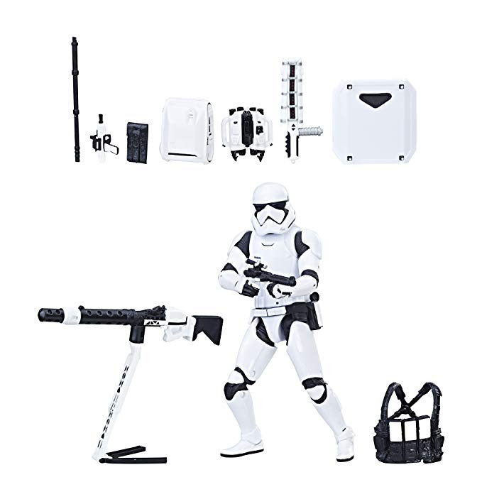 Image of Star Wars The Black Series First Order Stormtrooper with Gear - Exclusive