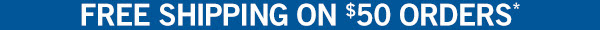 Free shipping on $50 orders