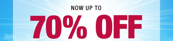 Now up to 70% off other retailers’ prices