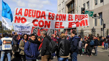 Organizaciones sociales reclaman al Gobierno que atienda sus necesidades básicas, el 4 de septiembre del 2019 en la Ciudad de Buenos Aires.