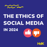 The ethics of social media logo