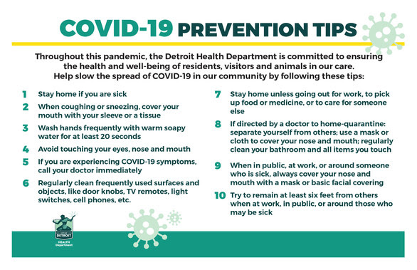 COVID 19 Prevention Tips 5 22 2020