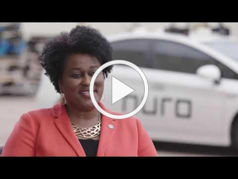 Vice Mayor Pro Tem Martha Castex-Tatum talks with Nuro about Autonomous Vehicles in Houston
