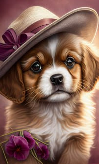 Dog-dressed-n-Hat