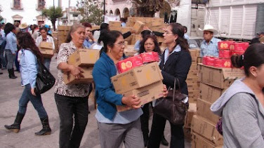 Banco de alimentos entrega 1200 despensas en Tlaltenango ...