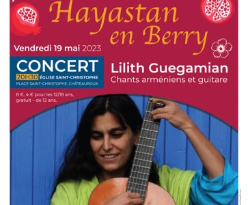 Concert de Lilith Guegamian dans le cadre du deuxième festival arménien de Châteauroux 