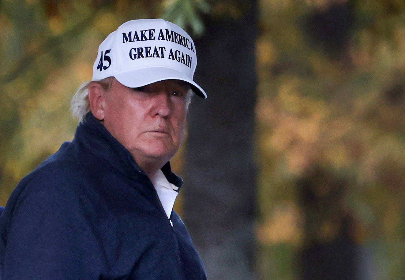 President Trump at the White House on Nov. 7. (Carlos Barria/Reuters)