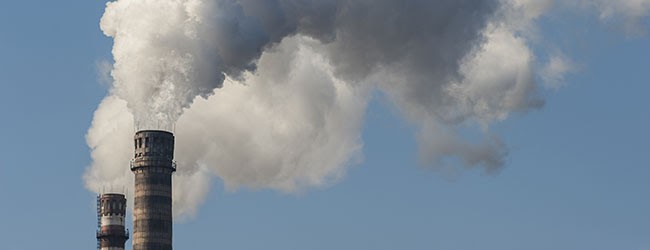 smoke coming out of smoke stack