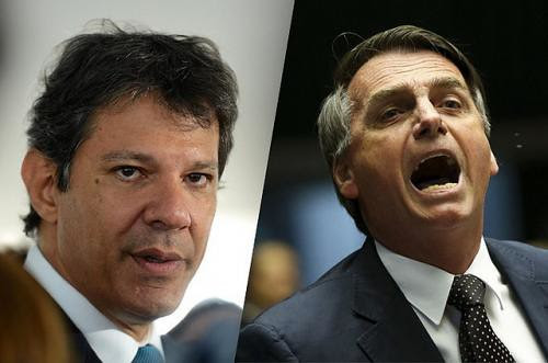 Bolsonaro ya dijo que seguirá su campaña del mismo modo, Haddad intenta desde el minuto 1 agrupar al campo democrático - Créditos: Ilustración: Indymedia Argentina