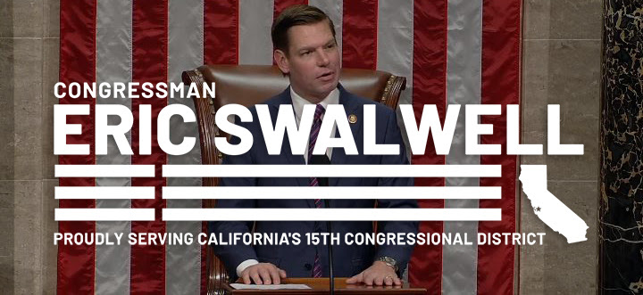 Rep. Eric Swalwell banner