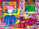 The Presence of Peter Interior Painting Inspired by Peter Max by k Madison Moore - Posted on Thursday, November 13, 2014 by K. Madison Moore