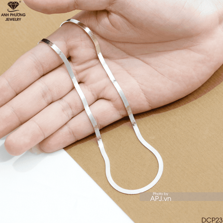 DCP23 - Dây chuyền vàng trắng