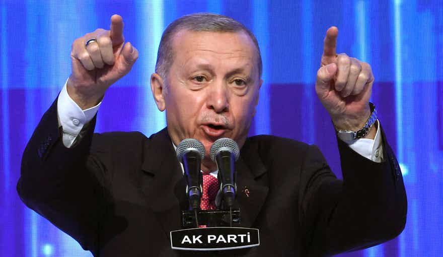 Turkish President Recep Tayyip Erdogan unveils the AKP election manifesto in Ankara. Can Turkey’s anti-Erdogan opposition win a historic victory?