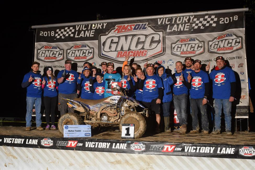 Walker Fowler secured his 4th GNCC ATV National Championship one round early. 