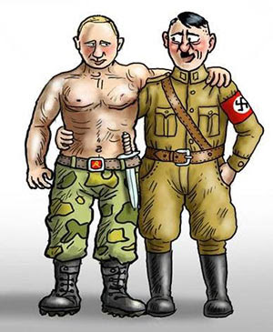 Putin and Hitler buddies