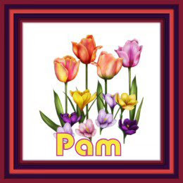 Pam_Tulips_Framed