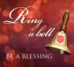 Ring a bell and make a difference for The Salvation Army.