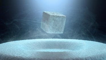 Superconductor Levitation Illustration