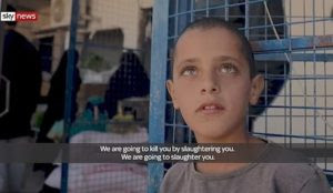 10-year-old boy in ISIS camp: “We’re going to kill you by slaughtering you. Turn to Allah with sincere repentance”