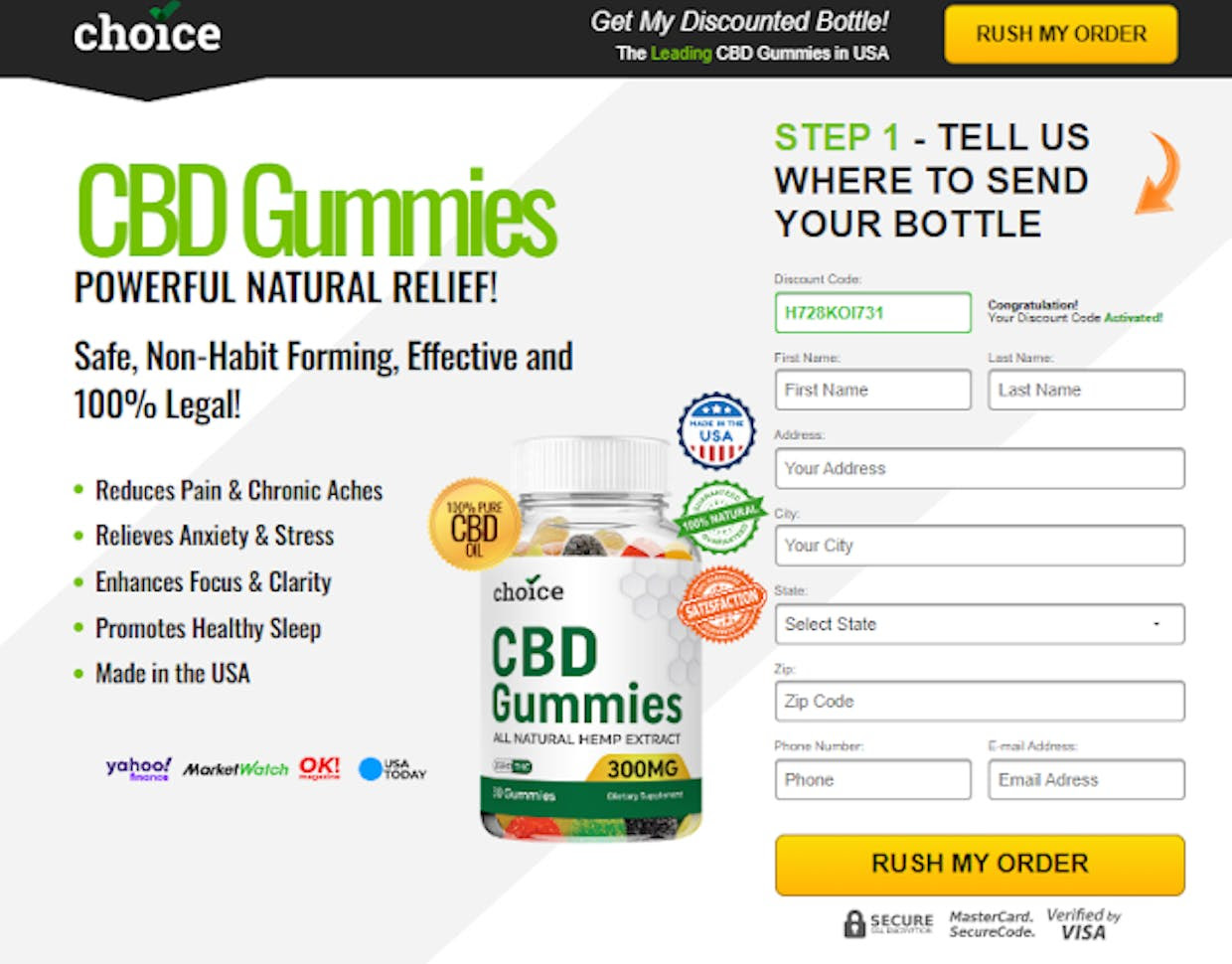 Choice CBD Gummies, Uses, Pros-Cons & Price [Official Website]
