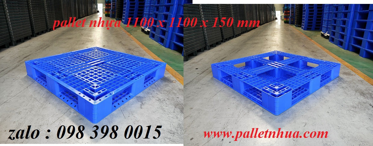 Máy móc công nghiệp: Pallet nhựa 1100x1100x150 mm 1