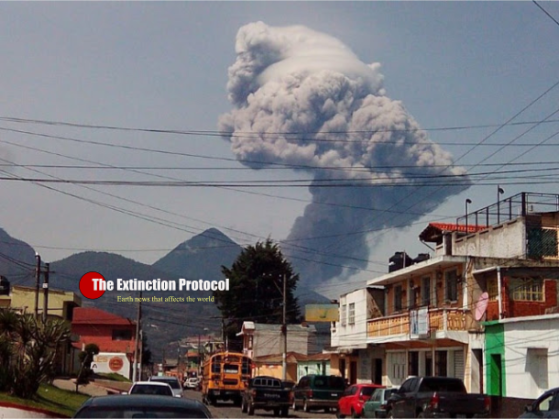 Guatemala’s Santiaguito volcano blows its top Santiago-v