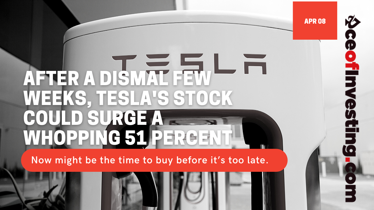 After a dismal few weeks, Tesla's stock could surge a whopping 51 percent