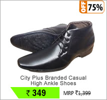 City Plus Branded Casual High Ankle Shoe