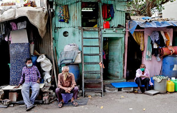 Seven people have been infected so far by the novel coronavirus in Dharavi slum in Mumbai, India.
