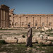 A Syrian man near the Temple of Baal in Palmyra, Syria, in 2014.