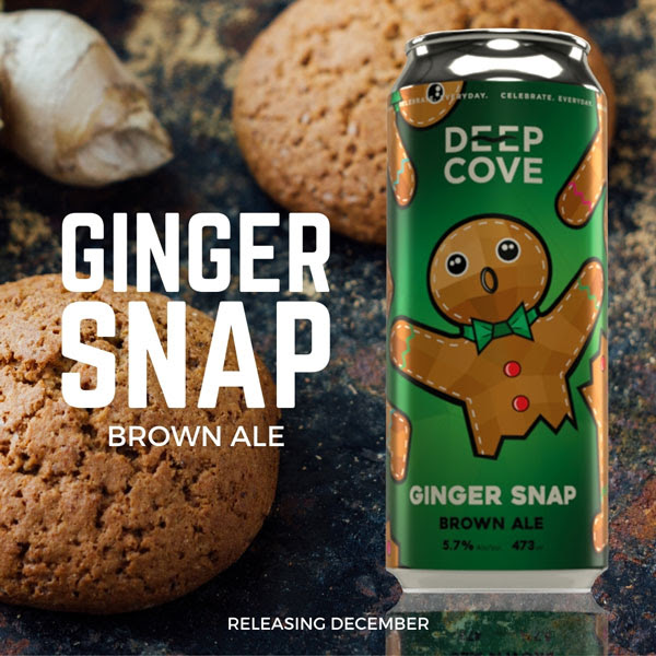 BCAT - 2020 Holiday Beer - Deep Cove Ginger Snap