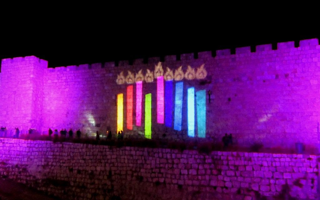 Chanukah in Jerusalem, Israel