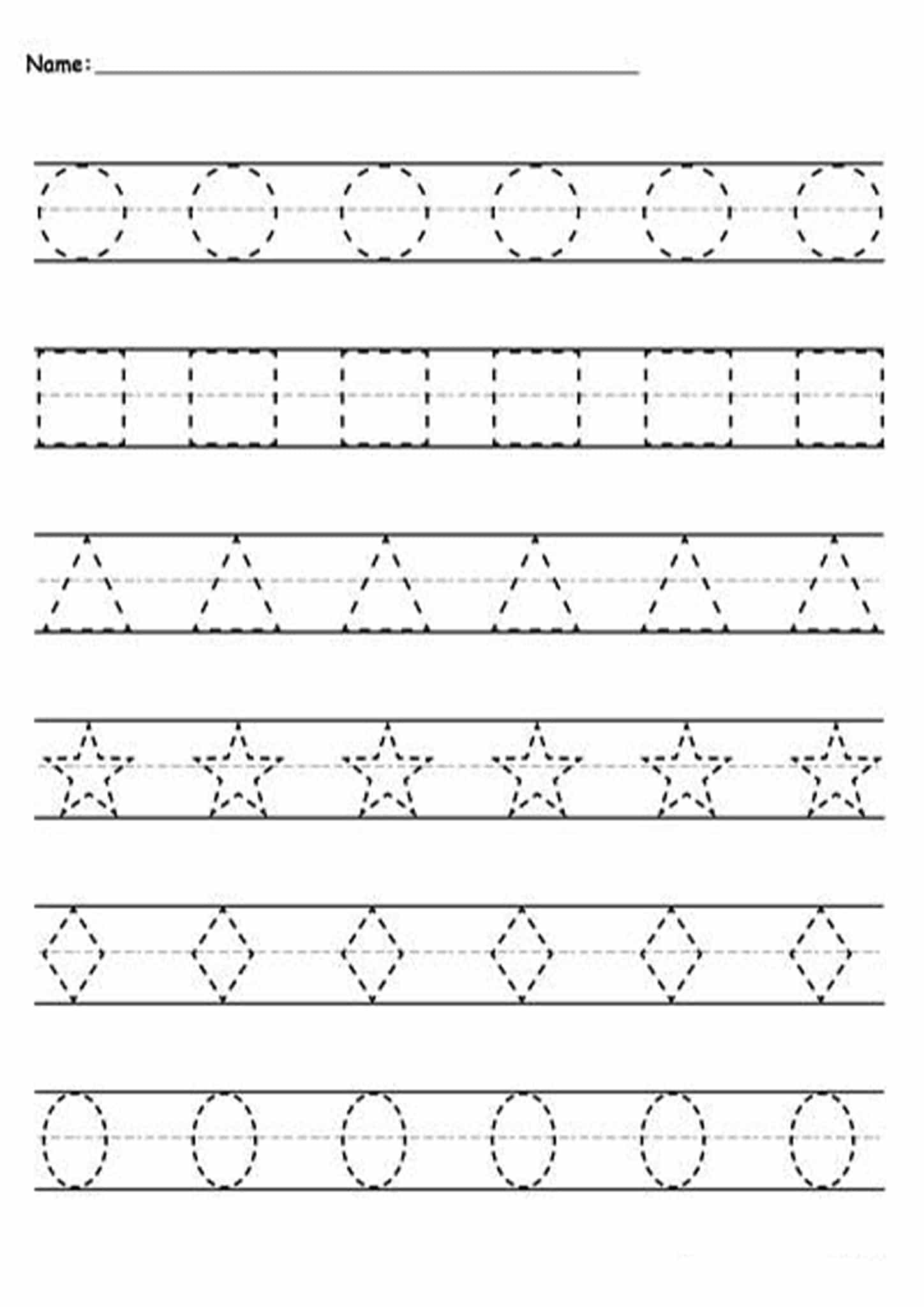 Tracing Dotted Lines Worksheets Free Dot to Dot Name Tracing Website