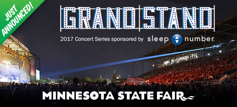 2017 Grandstand Concert Series. Sponsored by Sleep Number.