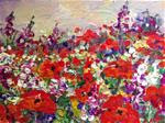 Poppies and wild flowers field - Posted on Friday, February 20, 2015 by Sonia von Walter