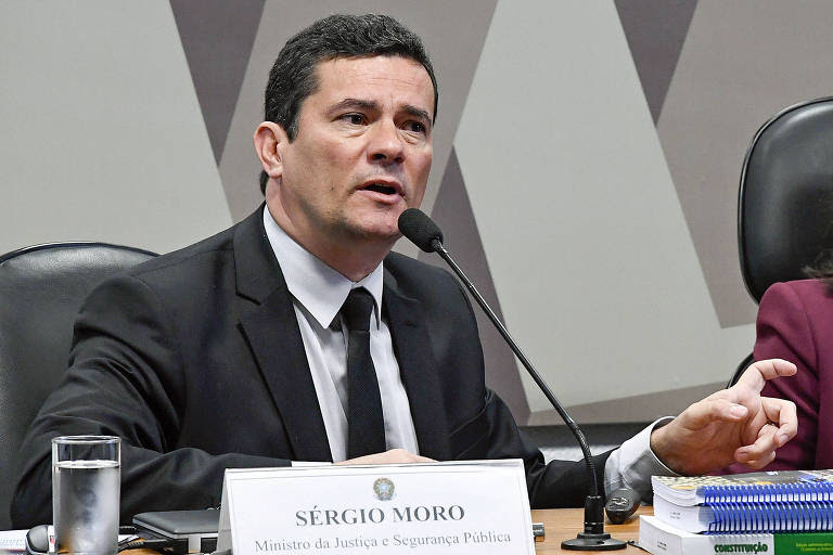 O ministro da Justiça, Sergio Moro, em audiência na qual detalhou o pacote anticrime