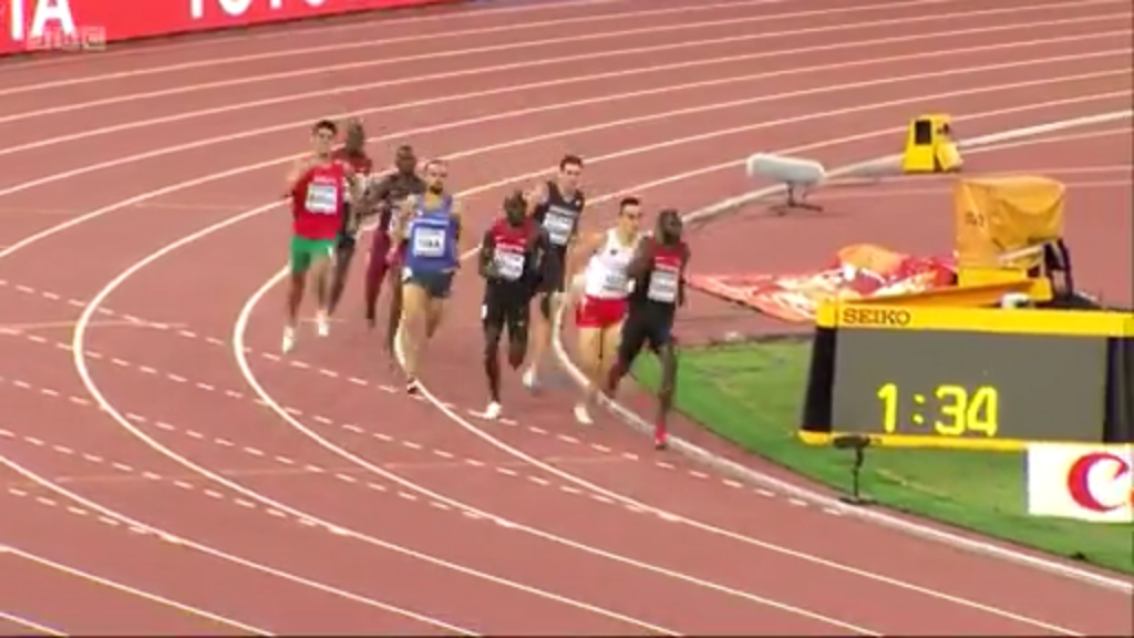 It was tight coming off the final turn but Rudisha was best over the final 100