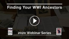 FInding WWI Ancestors webinar image