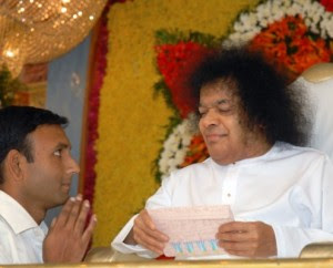 Madhu with Sai Baba