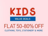  Flat 50% To 80% Off On Clo...
