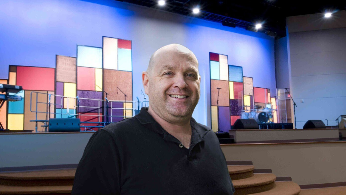 Token Middle-Aged, Overweight Bald Guy Joins Worship Band